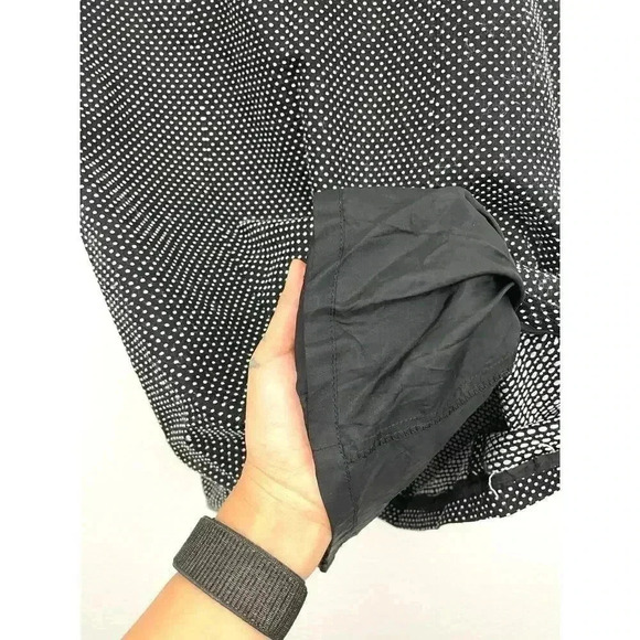 Ann Taylor Dress Black Strapless White Polka Dot Sheath Built-in Bra Size 6 - Picture 6 of 16